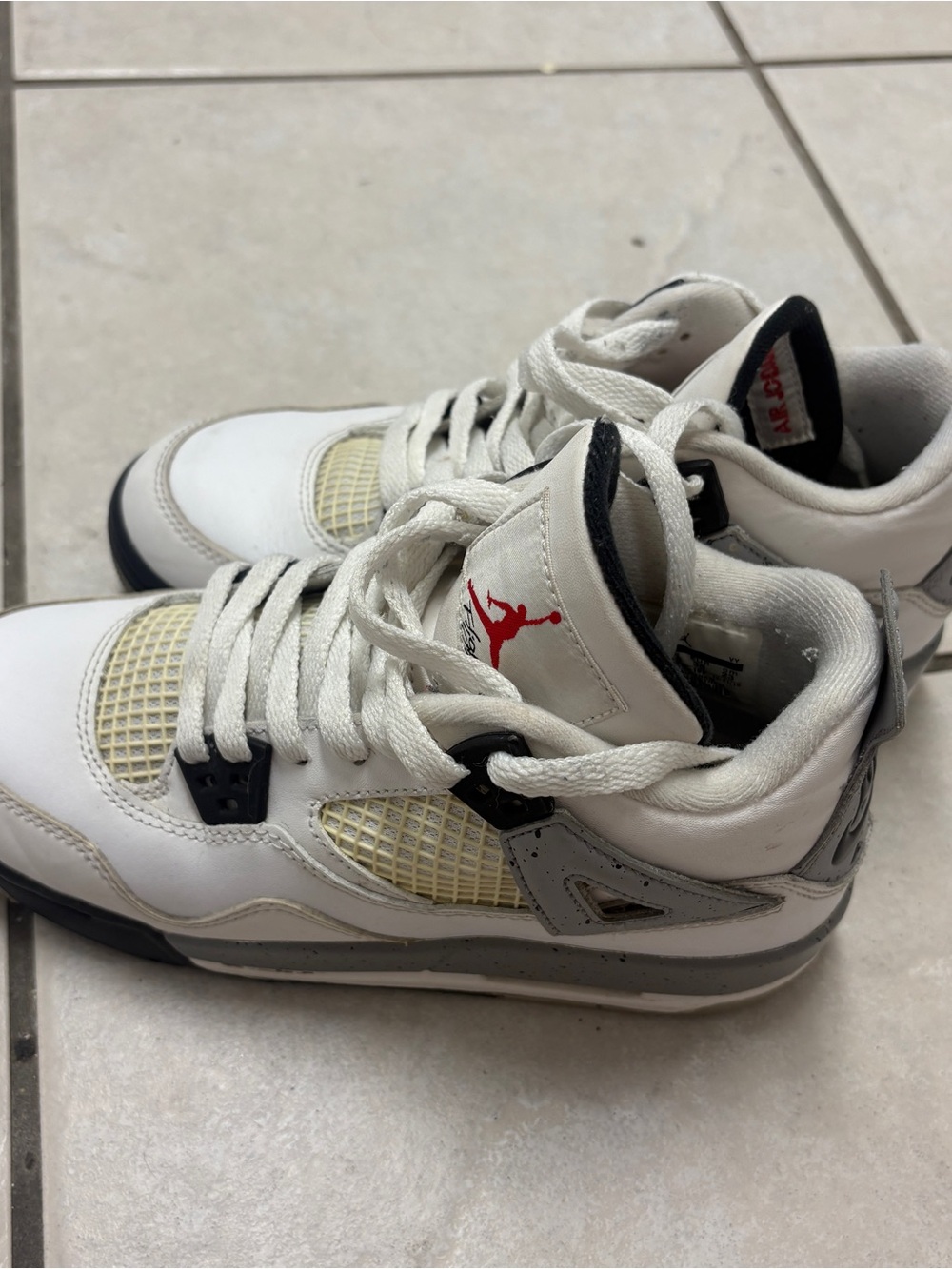 Jordan White, Black & Red Women's Retro Sneakers - Picture 2 of 2